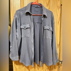 Aerie waffle lumber-Jane shacket